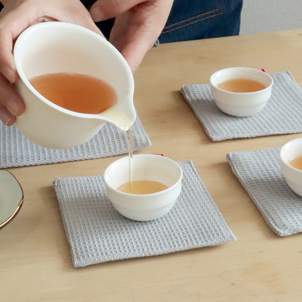 華夫格杯墊 杯墊 鍋墊 隔熱墊 吸水杯墊 耐熱墊 隔熱墊 布杯墊 餐廚配件-細節圖2