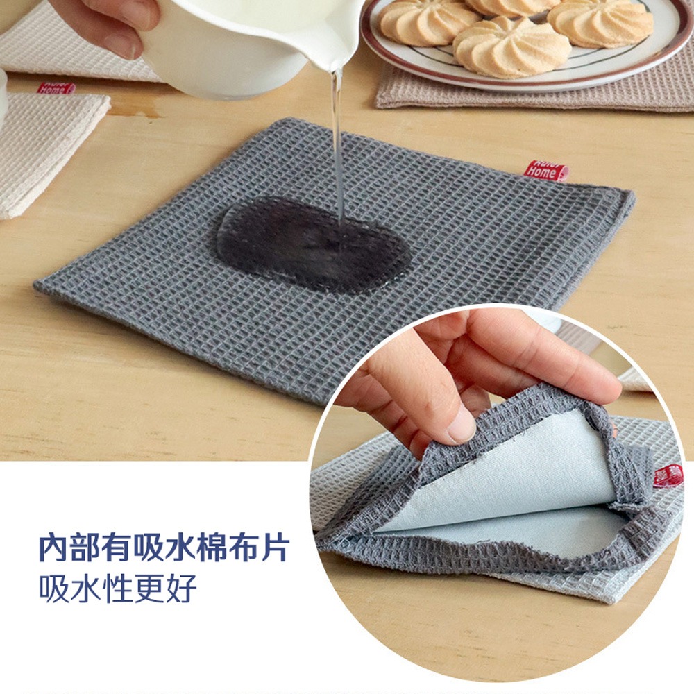 華夫格杯墊 杯墊 鍋墊 隔熱墊 吸水杯墊 耐熱墊 隔熱墊 布杯墊 餐廚配件-細節圖5