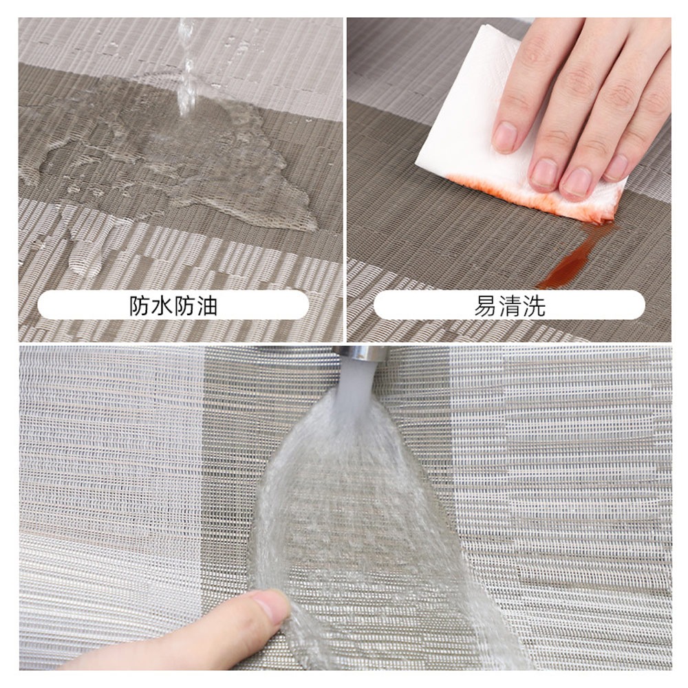 冰紋餐桌隔熱墊 45*30cm 隔熱防燙 餐墊 隔熱墊 西餐墊 防污餐墊 餐桌擺飾-細節圖5