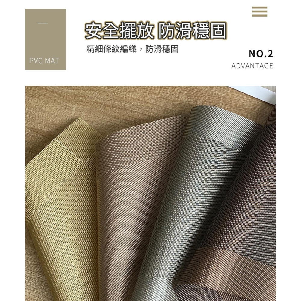 歐式餐桌墊 耐高溫易清洗 隔熱餐墊 西餐墊 餐墊 防水防污餐墊 餐桌擺設-細節圖6