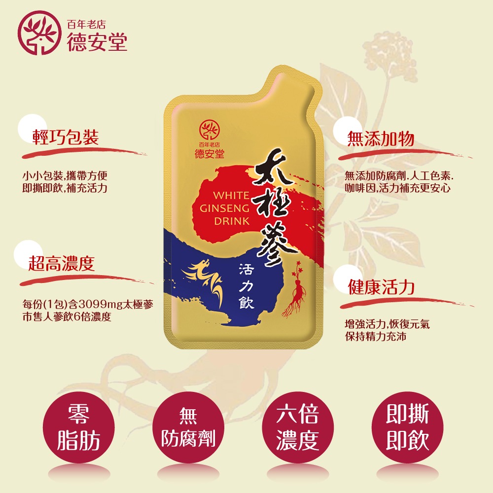 德安堂太極蔘活力飲-細節圖2
