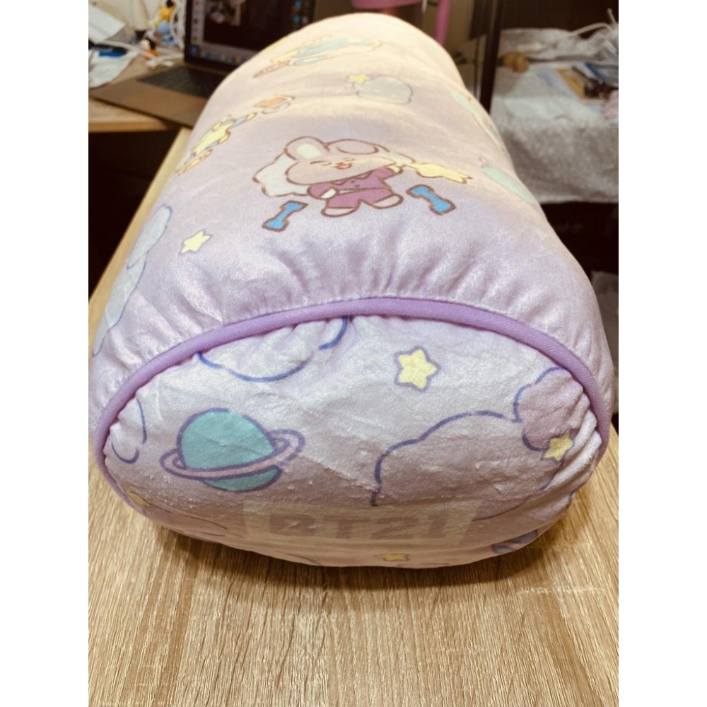 日本代購 現貨 BT21 一番賞  抱枕 靠枕 爆米花 可愛-細節圖2