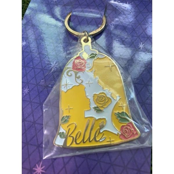 小帽代購)現貨專區 公主系列 阿拉丁 美女與野獸 鑰匙圈 化妝鏡 迪士尼-細節圖3