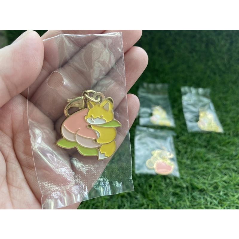 小帽代購) 日本代購 現貨 吊飾 小狸貓小狐狸 水果季節-細節圖3