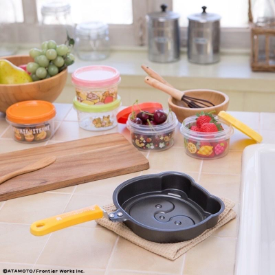 現貨特價）小狐狸與小貍貓 日本製平底鍋 現貨 剩最後一個!!! 日本代購-細節圖2