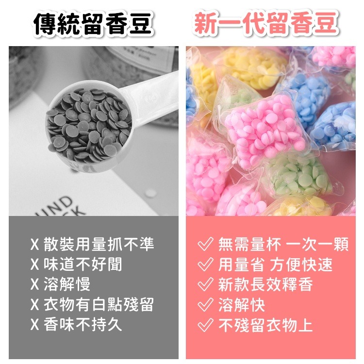 【24H出貨🔥】 香香豆 洗衣香香豆 衣物香香豆 洗衣豆 洗衣香豆 洗衣芳香豆 衣服芳香豆 留香珠【RS1448】-細節圖3