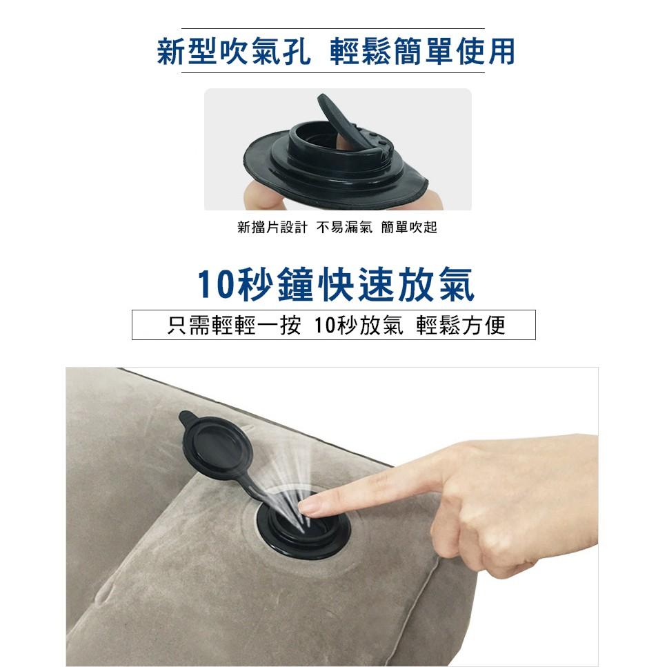 腳踏墊 充氣坐墊 充氣腳墊 多層 車用 調整 充氣腿墊 旅行神器 親子旅遊【RS830】-細節圖3