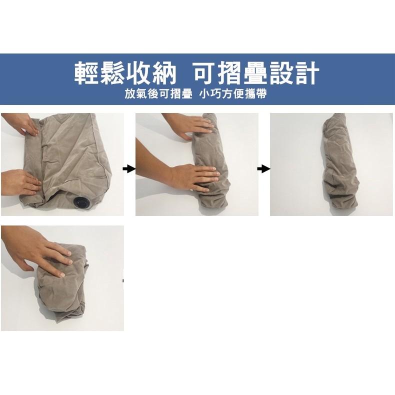 腳踏墊 充氣坐墊 充氣腳墊 多層 車用 調整 充氣腿墊 旅行神器 親子旅遊【RS830】-細節圖5