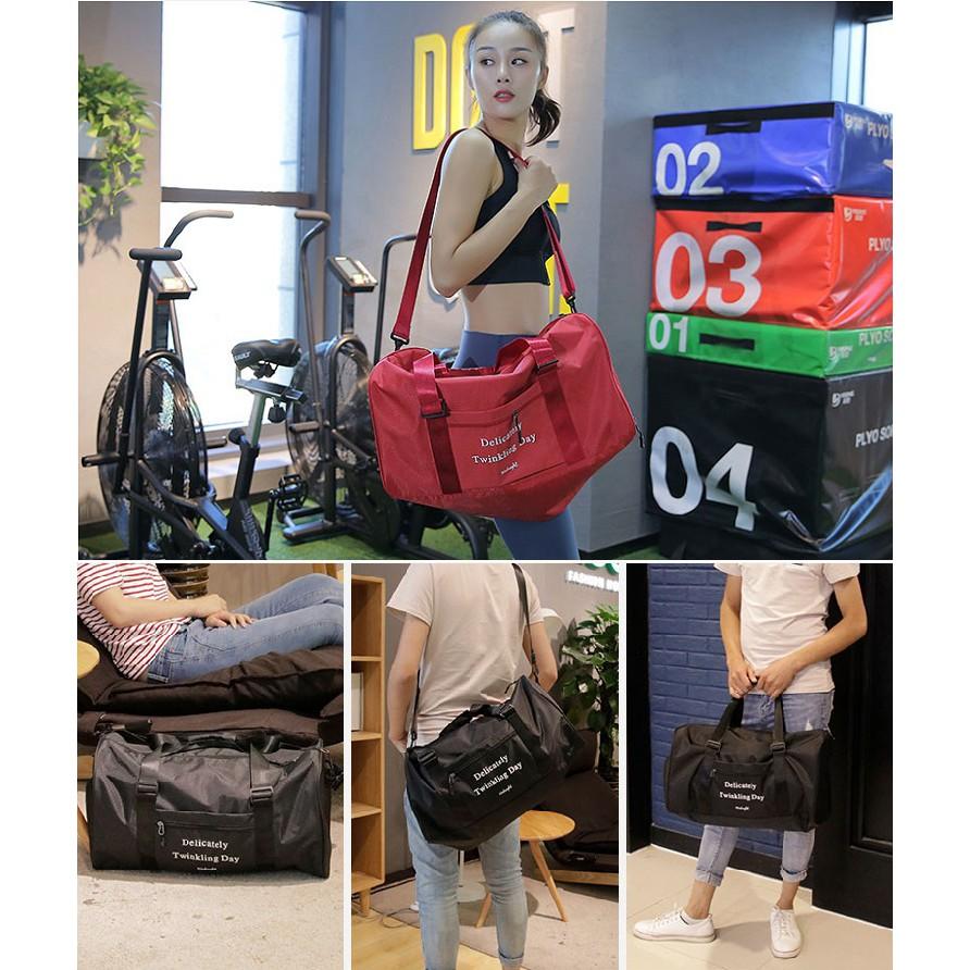【免運+台灣24H出貨】行李袋 旅行袋 運動包 健身包 手提旅行包 登機包 乾溼分離包 【RB555】-細節圖8