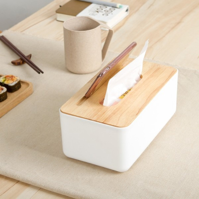 簡約 橡木蓋 面紙盒 抽取式 面紙 餐巾紙 衛生紙 盒 收納 置物 居家 【RS617】