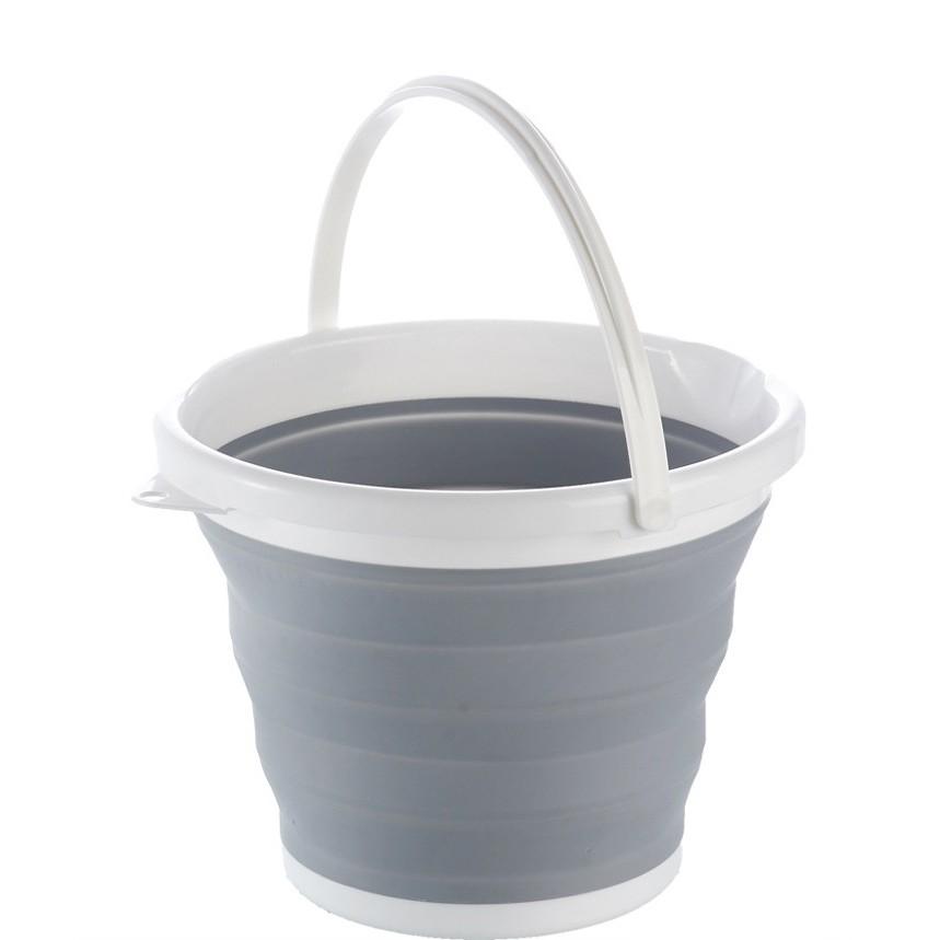 摺疊水桶 10L 摺疊收納塑膠水桶 可用於 露營 野餐 洗車 釣魚洗腳浴室 歡迎團購批發【RS589】-細節圖7