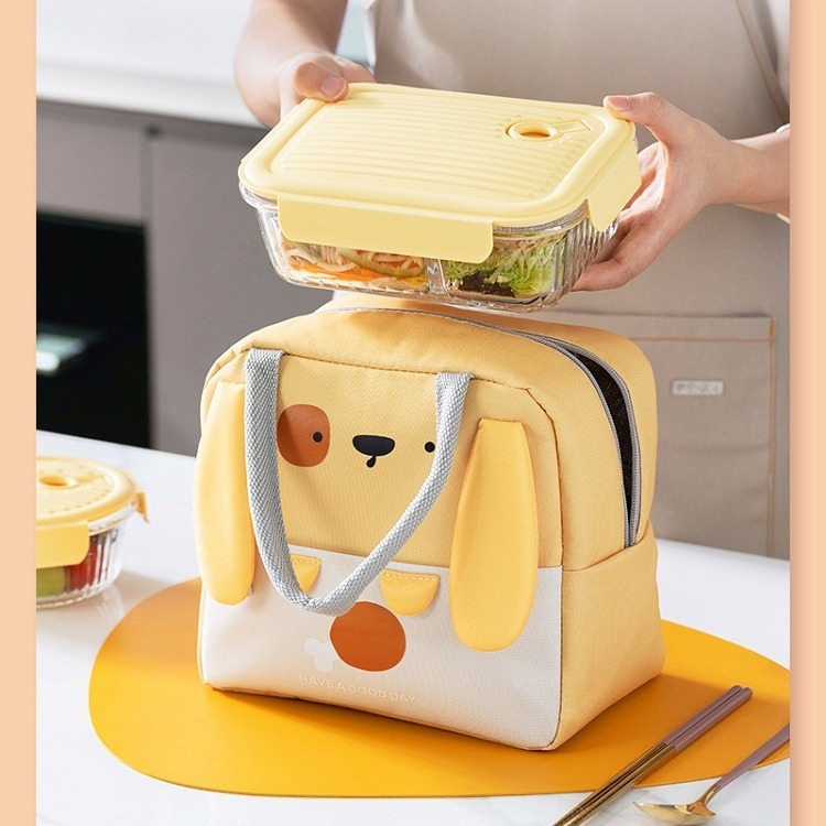 【24H出貨🔥】便當袋 餐袋 便當袋保溫 便當袋防水 便當袋兒童 保冷袋 保溫袋 環保袋 午餐袋【RB607】-細節圖6