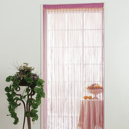 棉花田【蔓莎】水晶金蔥線簾-2色可選(85x150cm)-規格圖1