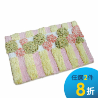 棉花田【圓點】純棉提花踏墊(40x60cm)
