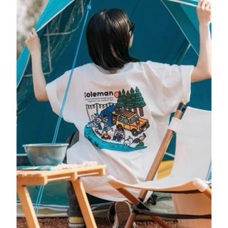 Coleman matsui FREAK’S STORE T-shirt 日本代購 復古燈款 短袖 療癒 露營 插畫家-細節圖3