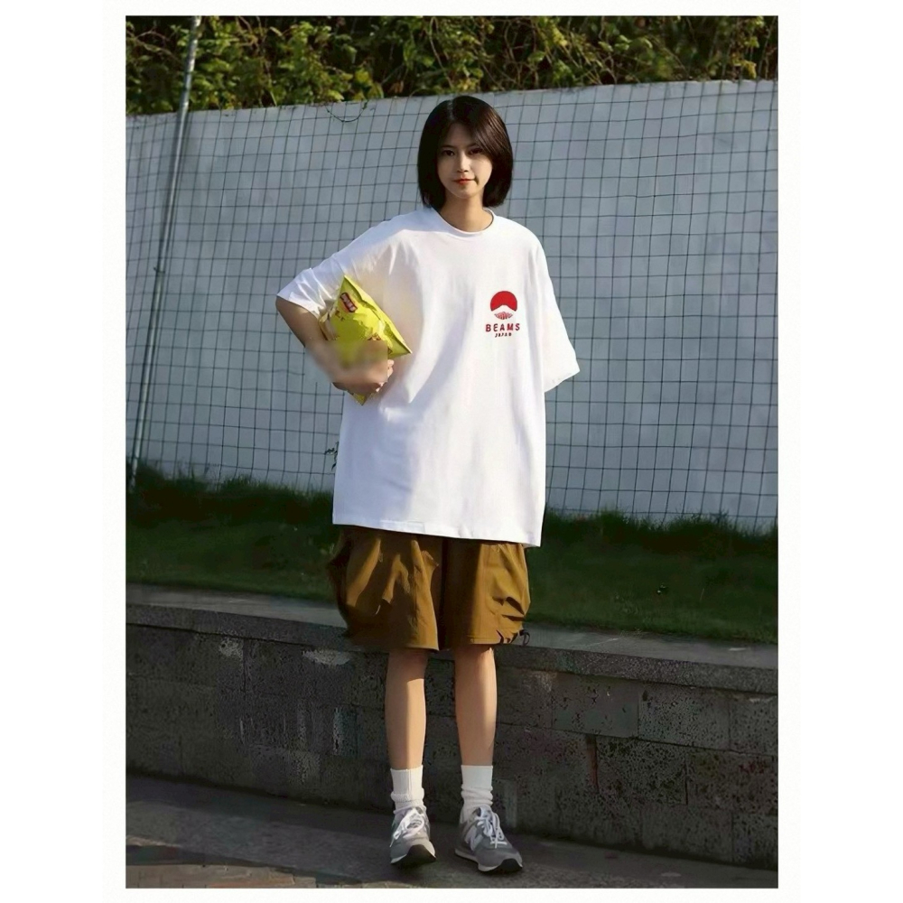 BEAMS JAPAN T恤 24SS 日系 定番 富士山 刺繡 印花 馬年 龍年 蛇年 紅繩 京都 情侶 短袖-細節圖6