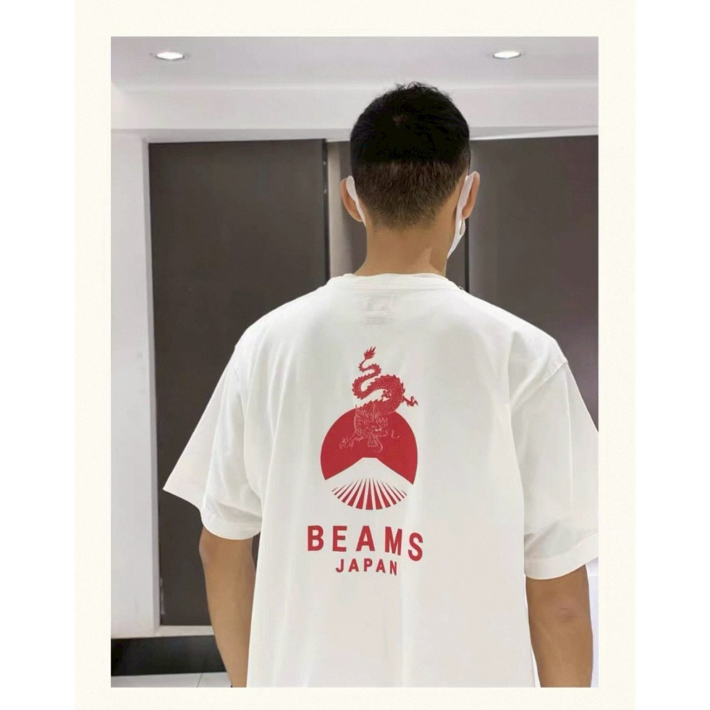 BEAMS JAPAN T恤 24SS 日系 定番 富士山 刺繡 印花 馬年 龍年 蛇年 紅繩 京都 情侶 短袖-細節圖8