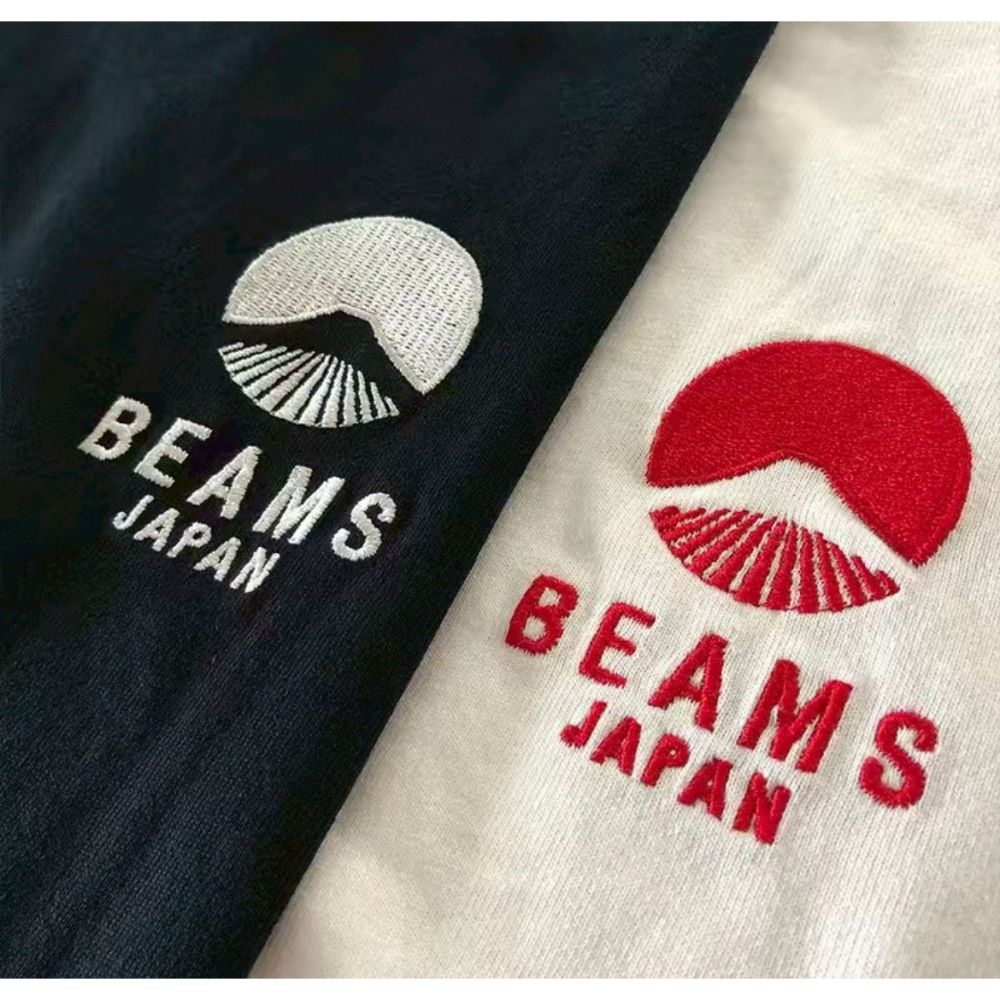 BEAMS JAPAN T恤 24SS 日系 定番 富士山 刺繡 印花 馬年 龍年 蛇年 紅繩 京都 情侶 短袖-細節圖9