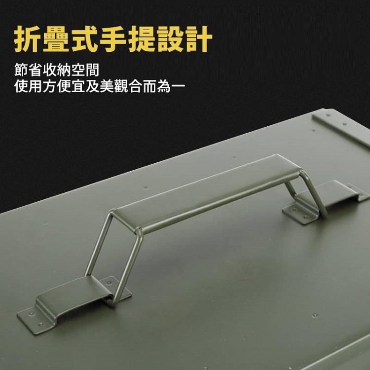 【台灣現貨24h出貨】軍用彈藥箱 彈藥箱 收納箱 防爆箱 軍用箱 軍用鐵箱 生存遊戲【CP186】-細節圖6