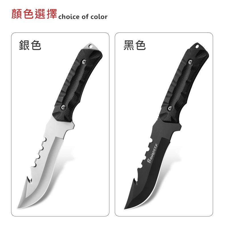 【台灣現貨24h出貨】戰術刀 野外求生刀 叢林刀 軍刀 狗腿刀 野外求生 獵刀 直刀 日用刀具 露營 登山【CP182】-細節圖3