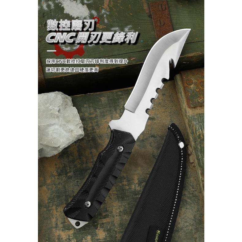 【台灣現貨24h出貨】戰術刀 野外求生刀 叢林刀 軍刀 狗腿刀 野外求生 獵刀 直刀 日用刀具 露營 登山【CP182】-細節圖5