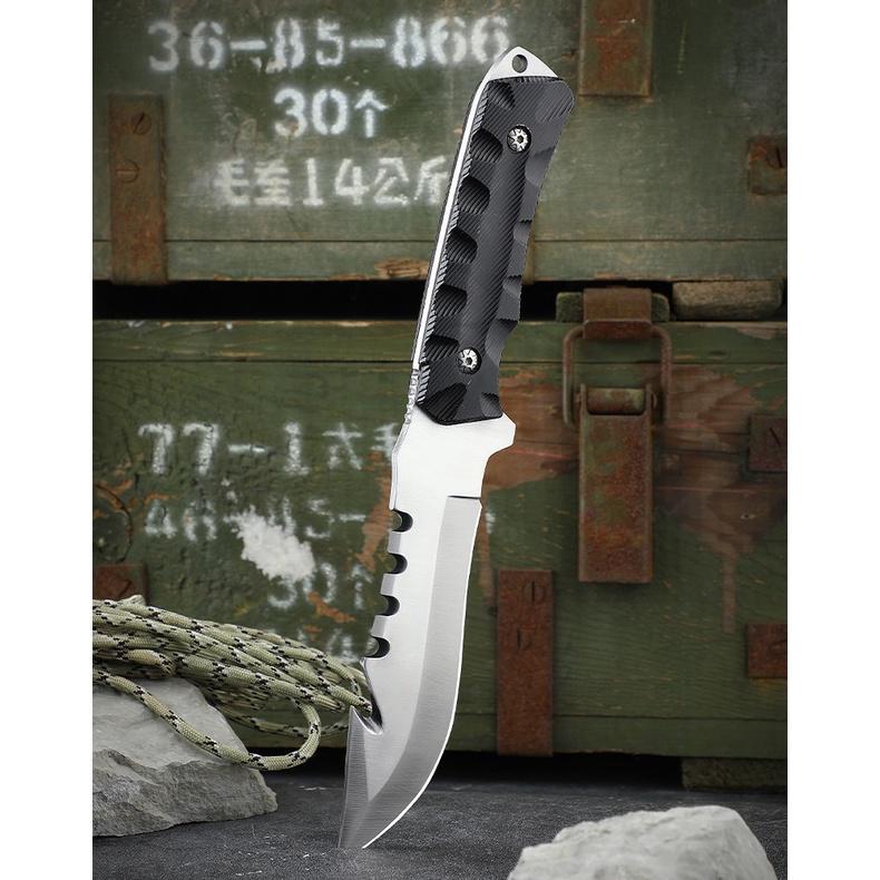 【台灣現貨24h出貨】戰術刀 野外求生刀 叢林刀 軍刀 狗腿刀 野外求生 獵刀 直刀 日用刀具 露營 登山【CP182】-細節圖8
