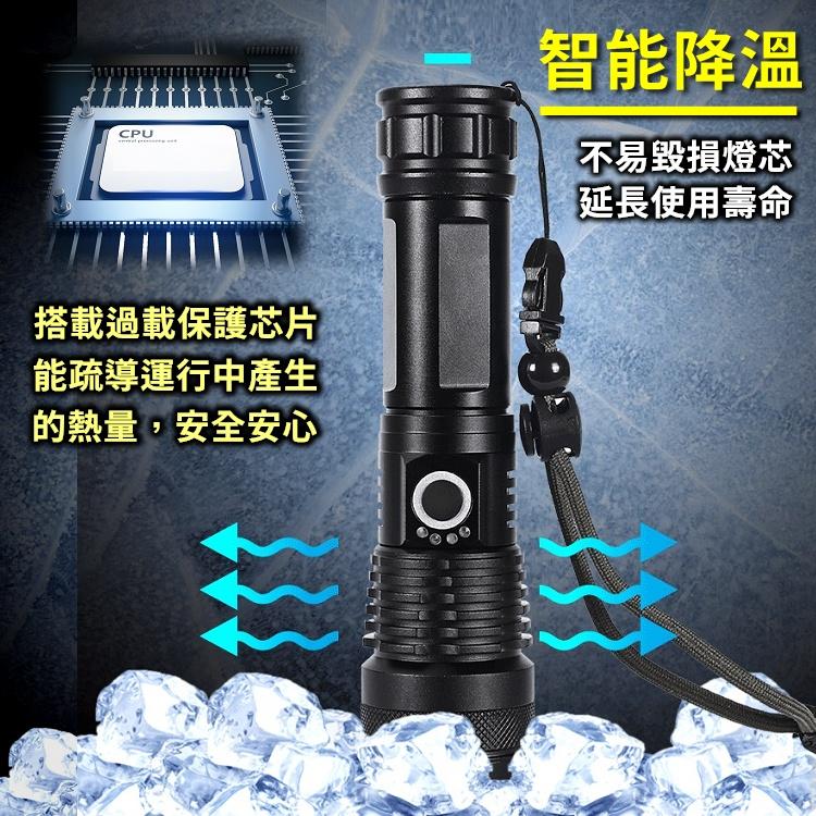 【台灣現貨24h出貨】手電筒 地震 防災 救災 手電筒強光 充電手電筒 爆亮手電筒 led usb 充電【CP150】-細節圖8