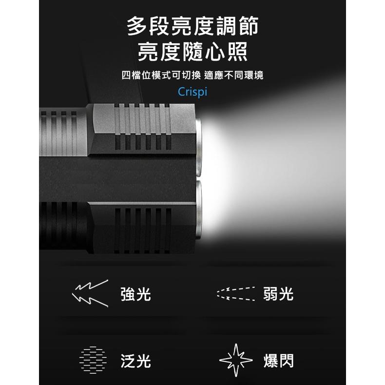 【台灣現貨24h出貨】強光手電筒 手電筒強光 充電手電筒 手電筒 led手電筒 充電手電筒強光 露營【RS1372】-細節圖9