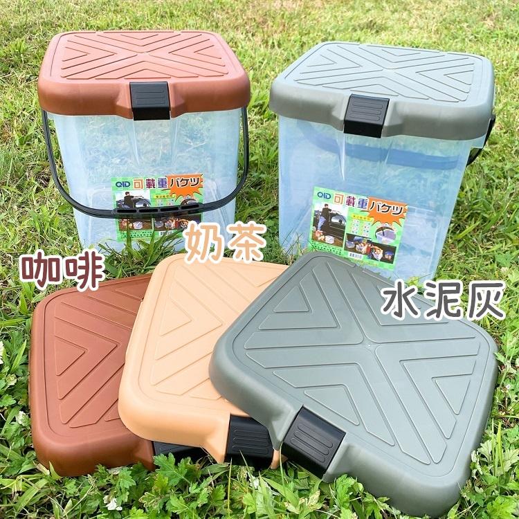 【台灣製造24h出貨】RV桶 收納箱 露營RV桶 露營 置物收納桶 收納桶 洗車桶 RV收納桶 耐重【CP111】-細節圖3