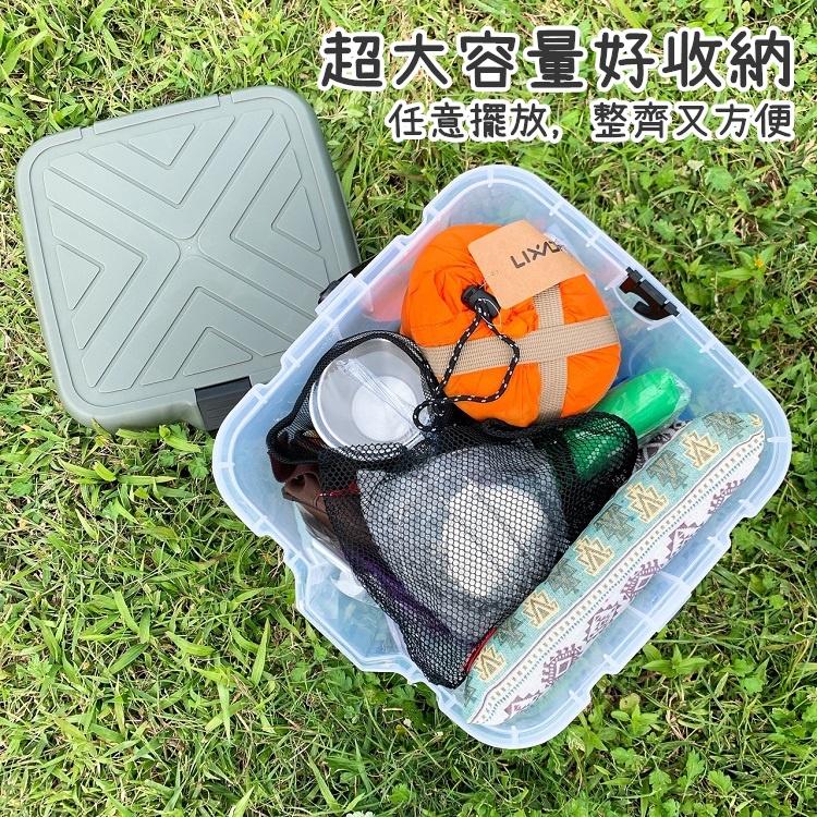 【台灣製造24h出貨】RV桶 收納箱 露營RV桶 露營 置物收納桶 收納桶 洗車桶 RV收納桶 耐重【CP111】-細節圖4