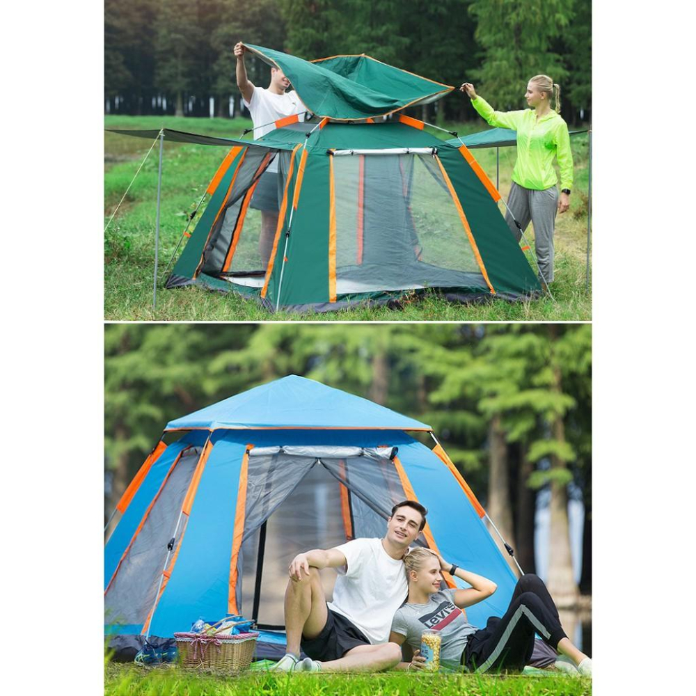 【台灣現貨24h出貨】速開帳篷 自動帳篷 秒開帳篷 速開帳 全自動 速開 帳篷 防水 海邊 遮陽 露營【CP093】-細節圖8