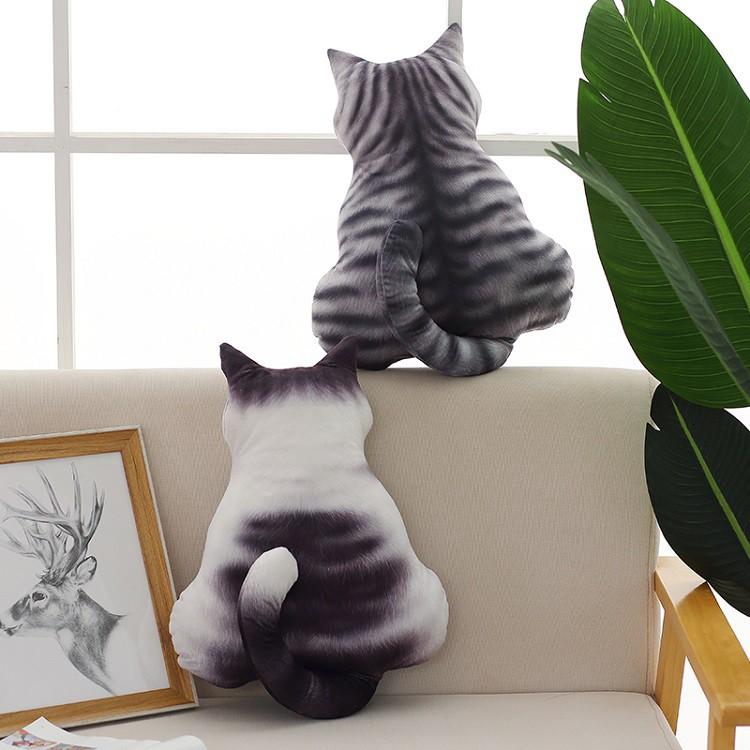 【台灣現貨出貨】貓咪抱枕 3D立體貓背影 貓咪 貓抱枕 貓娃娃 3D仿真 貓咪抱枕 生日禮物 枕頭 貓咪【RS1285】-細節圖7