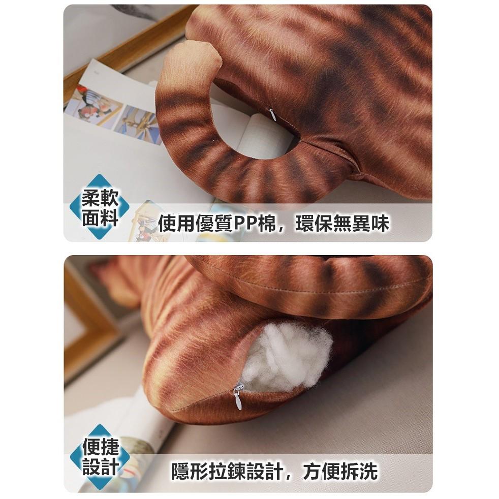 【台灣現貨出貨】貓咪抱枕 3D立體貓背影 貓咪 貓抱枕 貓娃娃 3D仿真 貓咪抱枕 生日禮物 枕頭 貓咪【RS1285】-細節圖8