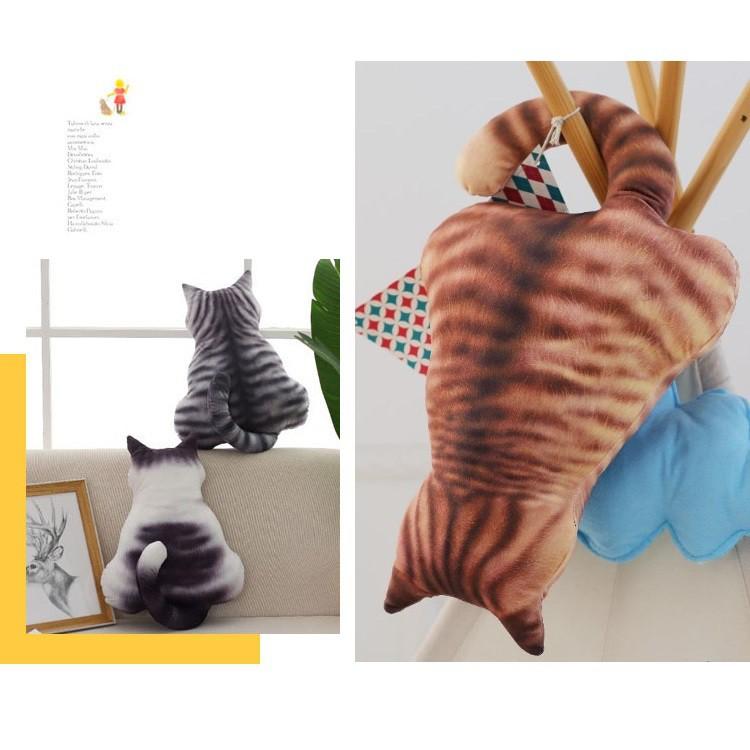 【台灣現貨出貨】貓咪抱枕 3D立體貓背影 貓咪 貓抱枕 貓娃娃 3D仿真 貓咪抱枕 生日禮物 枕頭 貓咪【RS1285】-細節圖9