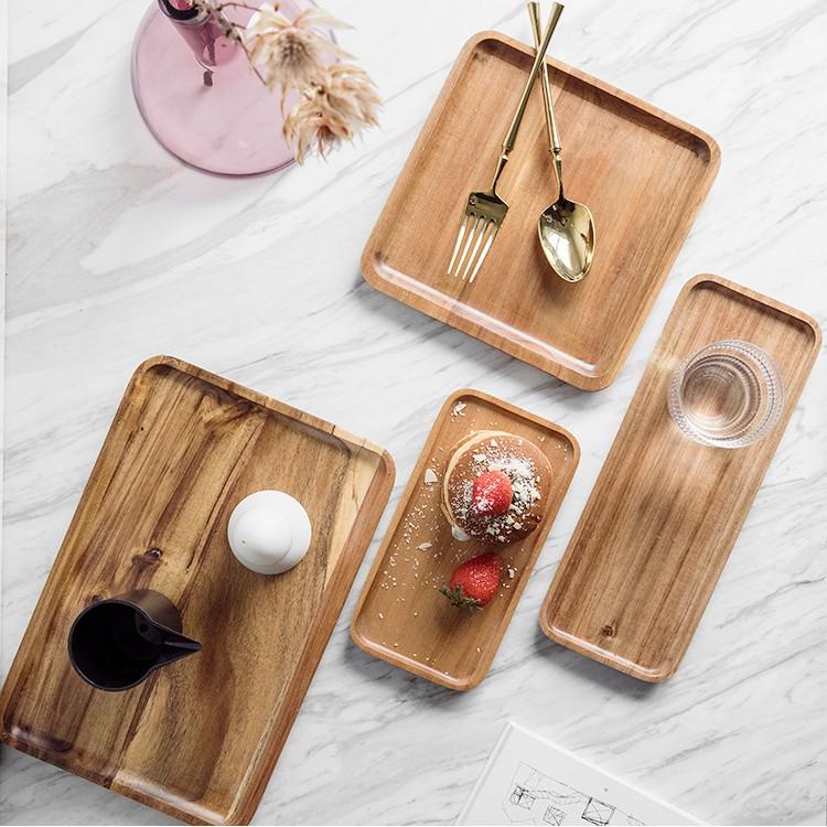 【台灣現貨24h出貨】木盤 木托盤 相思木盤 無印風木盤 方形木盤 長方形木盤 原木盤 托盤 點心盤【RS1234】-細節圖4