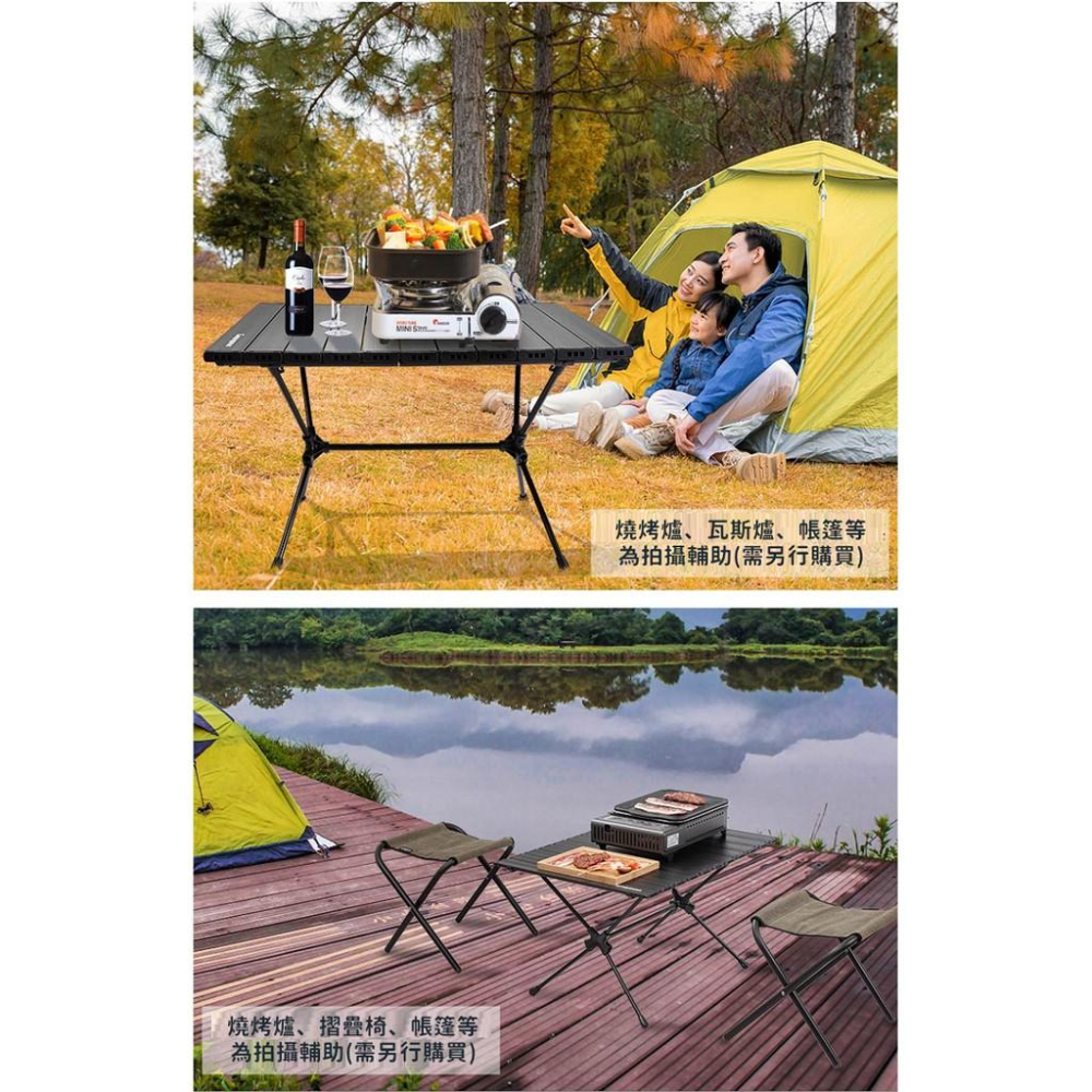 【台灣現貨快速出貨】太空桌 柯曼 T-520 鋁合金 露營桌 折疊桌 野餐桌 蛋捲桌 露營 摺疊 公司貨【CP048】-細節圖9