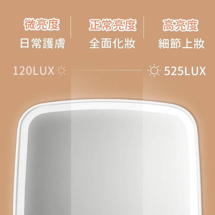 LED化妝鏡 觸控式LED化妝鏡 補光鏡 USB充電 便攜式 桌鏡 摺疊鏡 臺式化妝鏡 發光鏡 補光【RS1207】-細節圖7