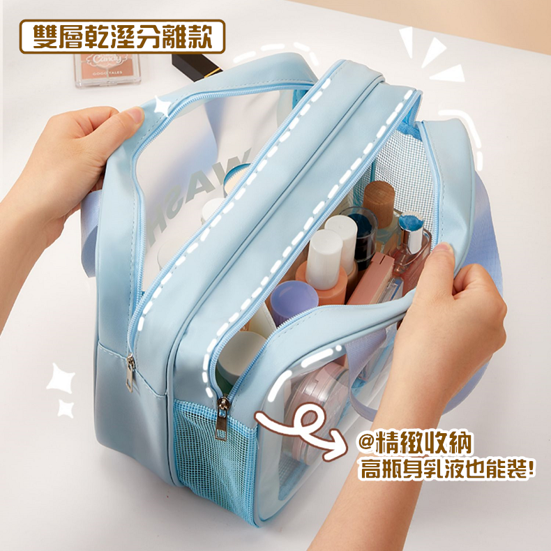 【台灣現貨24h出貨】旅行包 盥洗包 洗漱包 化妝袋 化妝包 收納包 手提包 旅行收納包 旅行收納【RB583】-細節圖6