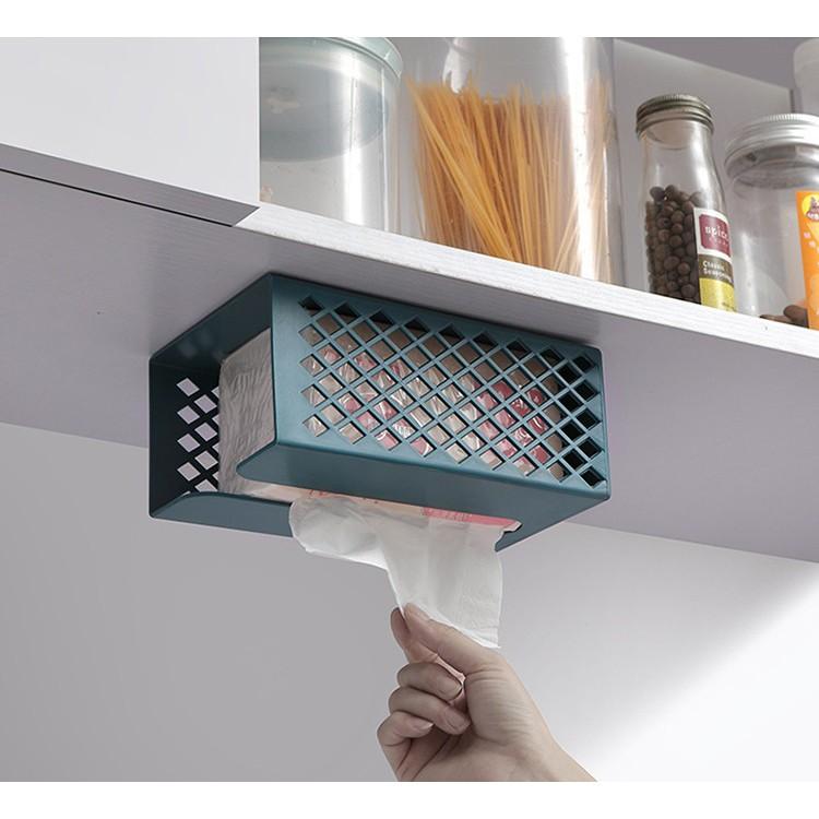 【台灣現貨24h出貨】牆掛面紙盒 衛生紙盒 壁掛面紙盒 免釘面紙盒 創意面紙盒 面紙套 廚房紙巾盒 【RS1173】-細節圖9