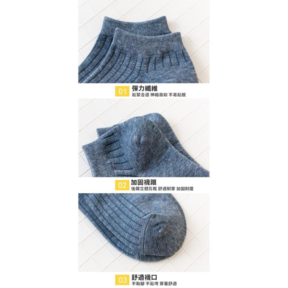短襪 素面短襪 針織 純棉短襪 百搭 單色純色 襪子 中筒襪 素色襪子 學院風 棉襪 基本款素色襪 素面【RS1102】-細節圖8