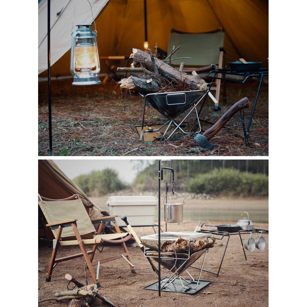 【原廠公司現貨】焚火台 焚火臺 加厚不鏽鋼燒烤爐 MT035 MT045 MT055 烤肉架 露營 野炊【CP033】-細節圖9