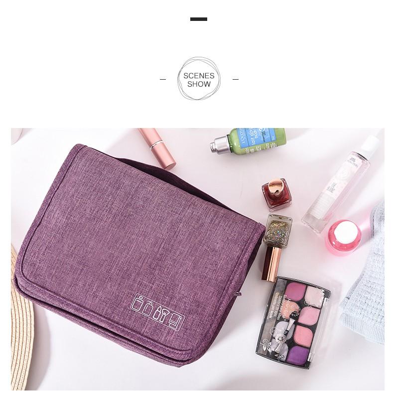 盥洗包 洗漱包 牛津布盥洗包 掛壁盥洗包 收納包 防潑水 壁掛收納 旅行收納 牛津布收納包【RB543】-細節圖6