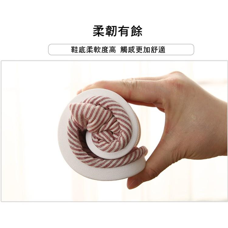 🔥好評熱銷款🔥多色可選 室內拖鞋 居家拖鞋 棉麻拖鞋 情侶拖鞋 亞麻拖鞋 日系拖鞋 條紋拖鞋 居家【RS741】-細節圖5