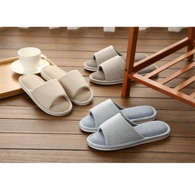 🔥好評熱銷款🔥多色可選 室內拖鞋 居家拖鞋 棉麻拖鞋 情侶拖鞋 亞麻拖鞋 日系拖鞋 條紋拖鞋 居家【RS741】-細節圖8