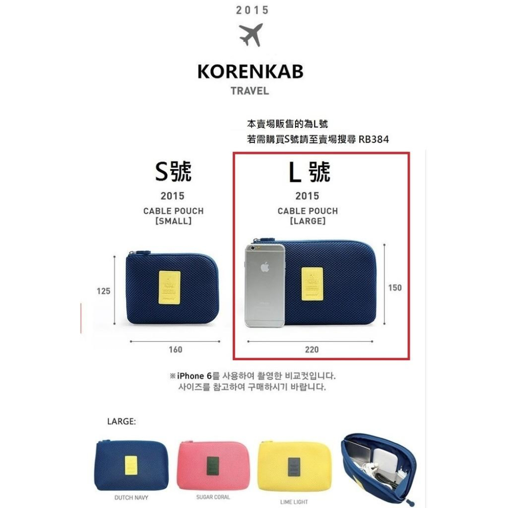 行動電源收納包 耳機收納包 小飛機收納網格袋(大) 數位收納包 旅行 行動電源 收納包 傳輸線 手機化妝包【RB385】-細節圖2