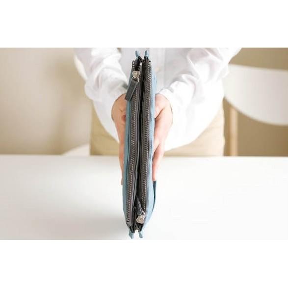 包中包 袋中袋 多功能雙層包中包收納包 雙拉鍊 網狀收納包 防水雙拉式手提收納包 行李箱收納【RB319】-細節圖5