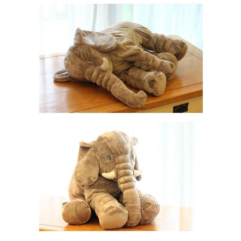 【台灣現貨24h出貨】大象抱枕 安撫枕 靠枕 嬰兒 寵物 安撫 抱枕 絨毛娃娃 交換禮物【RS520】-細節圖4