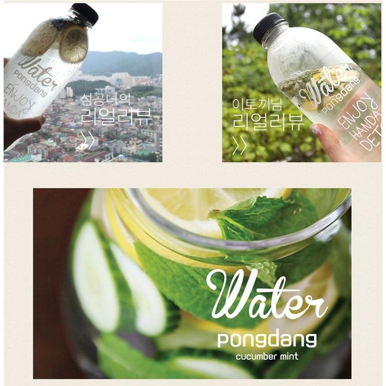 Pongdang water韓國玻璃杯 透明水杯 創意水瓶 隨身杯隨行杯 600ml MY BOTTLE【RS452】-細節圖3