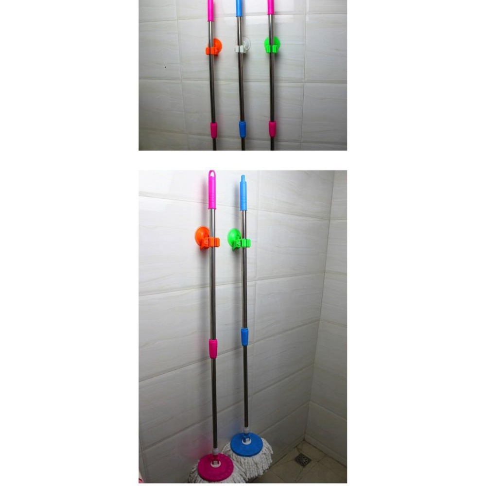 掛勾 真空強力吸盤 拖把 掃把 超耐用 實用掛勾 3KG 【RS380】-細節圖2