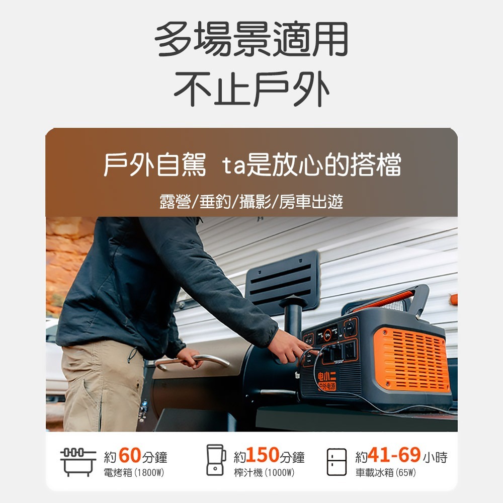 電小二 戶外電源2200高容量522000mAh戶外露營夜市擺攤戶外供電器 DXE2200A-細節圖6